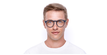 LUNETTES DE VUE homme OR5026 gris - Vue de face