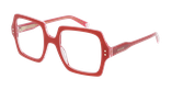 Lunettes de vue femme CARACTÈRES CHARISMATIQUE rose - Vue de face