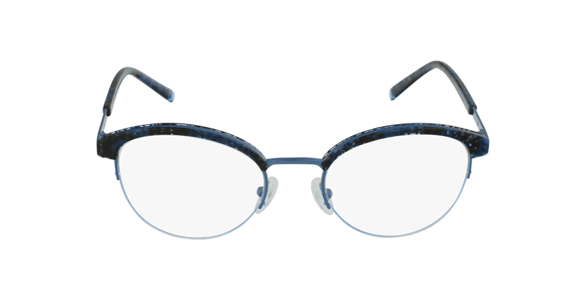LUNETTES DE VUE femme STRAUSS écaille/bleu - Vue de face