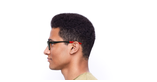 LUNETTES DE VUE homme MAGIC 188 gris/rouge - Vue de face