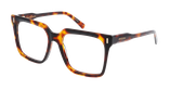 Lunettes de vue femme CARACTÈRES PASSIONNÉE écaille - Vue de face