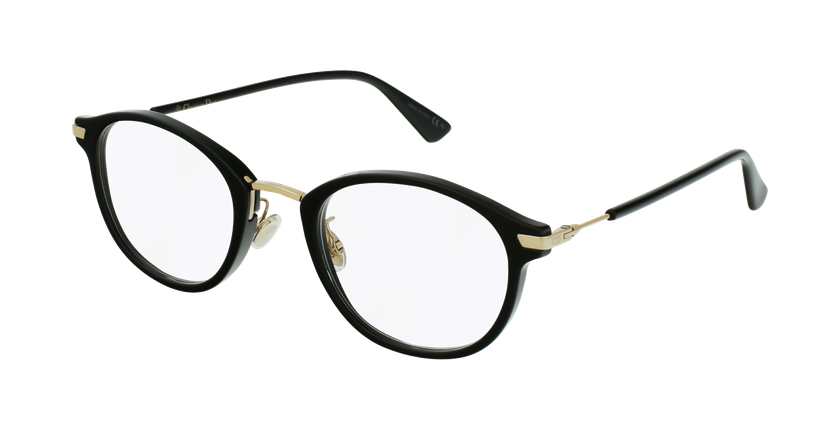 LUNETTES DE VUE femme DIORESSENCE21F noir/bleu - vue de 3/4