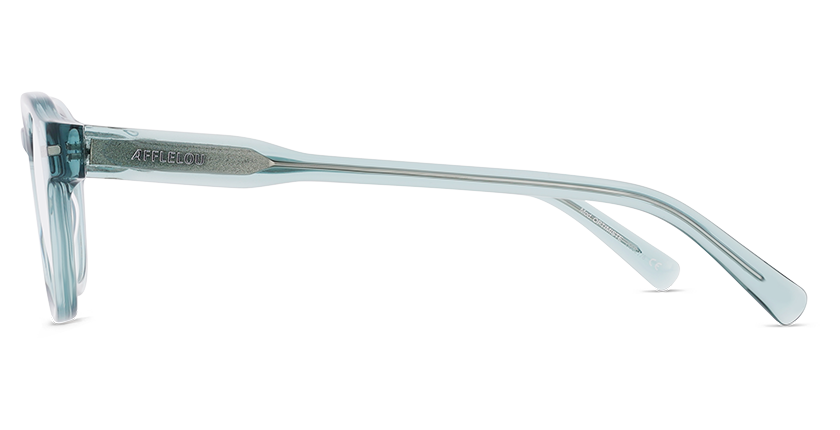 Lunettes de vue homme CARACTÈRES OPTIMISTE vert - Vue de face
