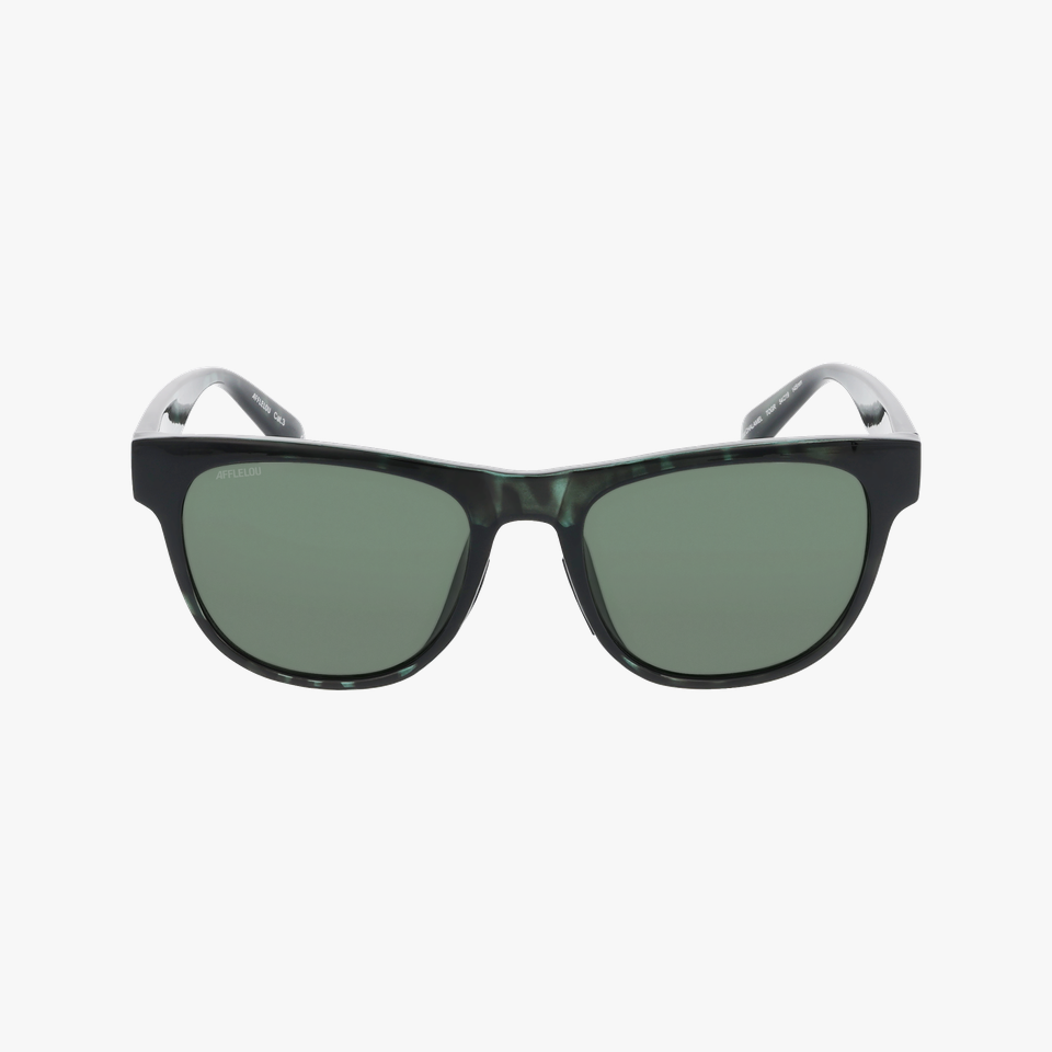 Lunettes de soleil homme CHALAMEL écaille/violet - Vue de face