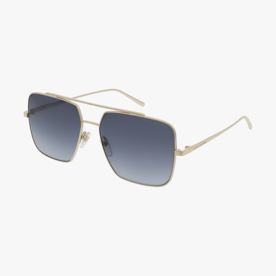 Lunettes de soleil femme MARC 486/S dorée - Vue de 3/4