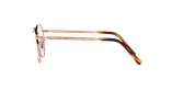 Lunettes de vue NEW ROUND rose - Vue de face