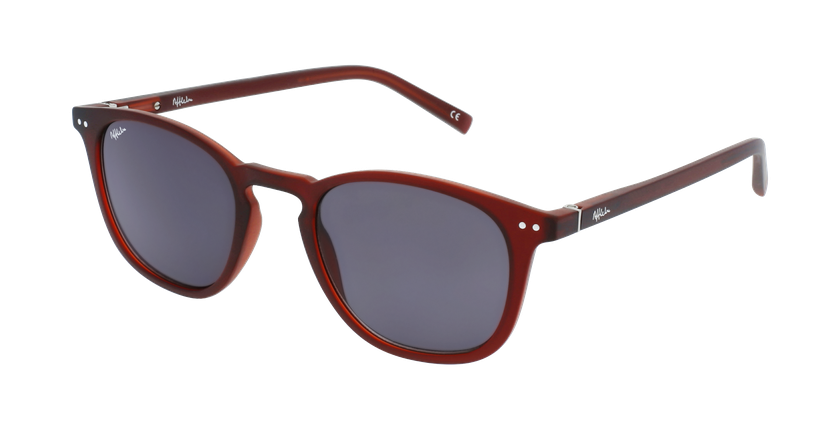 LUNETTES DE VUE FORTY solaire Bordeaux rouge/rouge - vue de 3/4