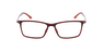 LUNETTES DE VUE homme MAGIC 126 CARBONE rouge/noir