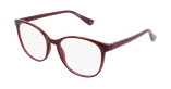 Lunettes de vue femme RZERO5 rouge - Vue de 3/4