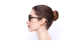 LUNETTES DE SOLEIL femme GU7813 bordeaux/marron - Vue de face