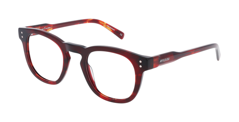 Lunettes de vue homme CARACTÈRES ELEGANT écaille - Vue de face