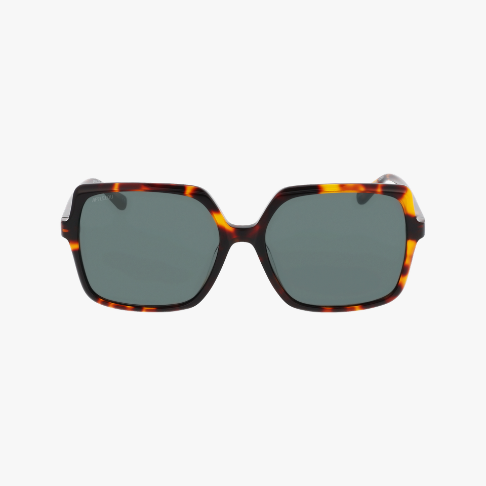 Lunettes de soleil femme OLBIA écaille - Vue de face