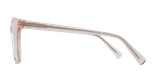 Lunettes de vue femme RZERO 32 rose/dorée - Vue de face