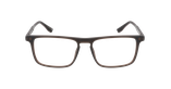 Lunettes de vue homme ERNEST marron/bordeaux - Vue de face