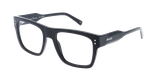 Lunettes de vue homme CARACTÈRES INGENIEUX noir - Vue de face