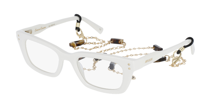 LUNETTES DE VUE femme CREATIVE blanc - Vue de face