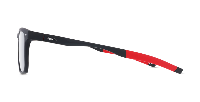 Lunettes de vue homme MAGIC268 noir/rouge - Vue de face