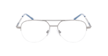 Lunettes de vue homme MAGIC284 gun/bleu - Vue de face