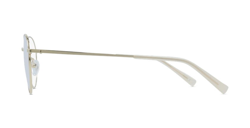 Lunettes de vue femme RZERO8 dorée - Vue de côté