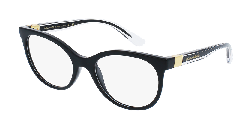 LUNETTES DE VUE femme 0DG5084 noir - Vue de face