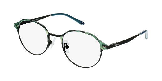 LUNETTES DE VUE enfant JUNGLE noir/vert