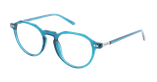 Lunettes de vue homme CELESTIN bleu/blanc - Vue de face