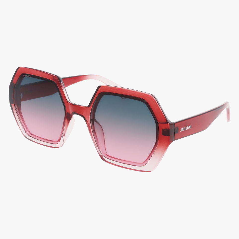 Lunettes de soleil femme ROSALIA rose - Vue de face