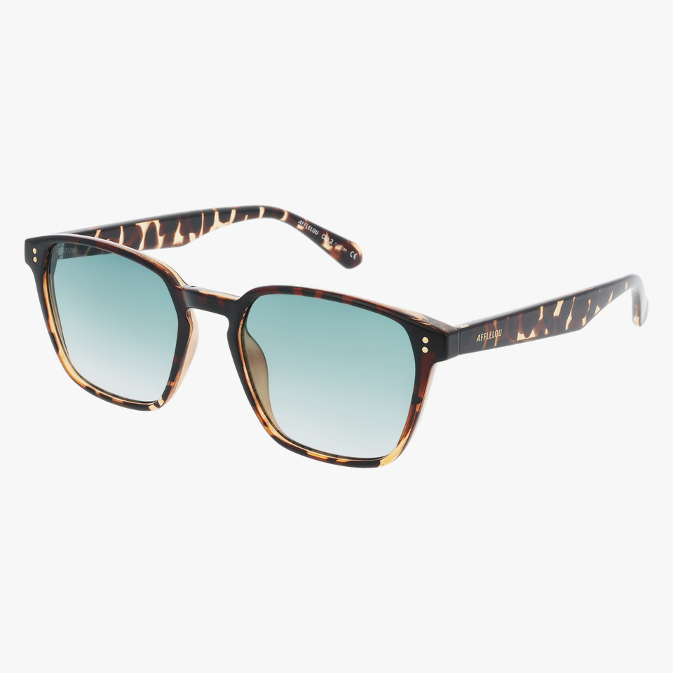 Lunettes de soleil RIOS écaille - Vue de face