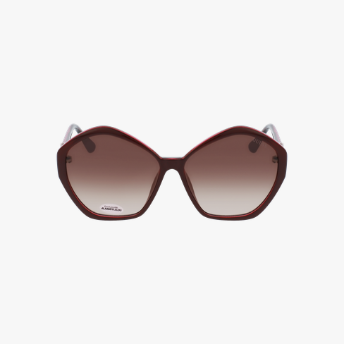 Lunettes de soleil femme GU7813 bordeaux/marron Vue de face