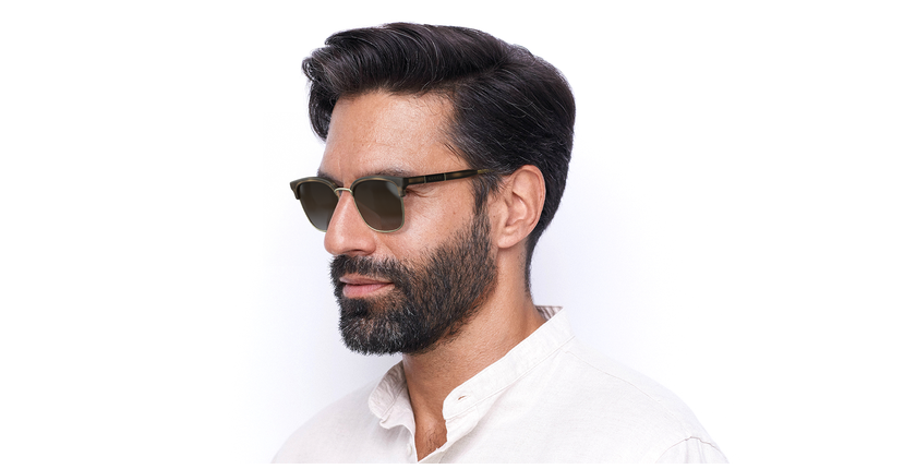 LUNETTES DE SOLEIL homme GG0846SK écaille - vue de 3/4