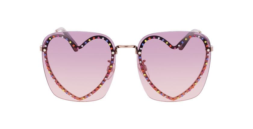 LUNETTES DE SOLEIL femme MARC493S doré - Vue de face
