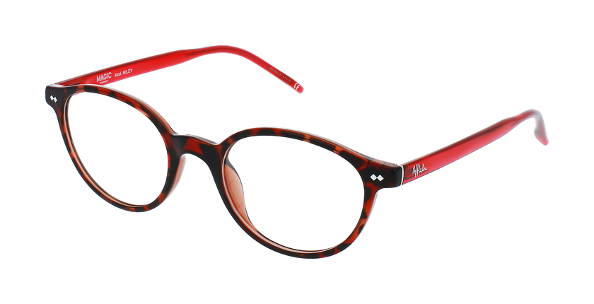 LUNETTES DE VUE femme MILEY écaille/rose - Vue de face