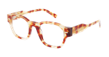 Lunettes de vue femme CARACTERES FIL D'OR AUTHENTIQUE écaille - Vue de face