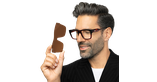Lunettes de vue homme CARACTÈRES INGÉNIEUX écaille - Vue de face