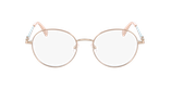 Lunettes de vue femme LO2109 dorée - Vue de face