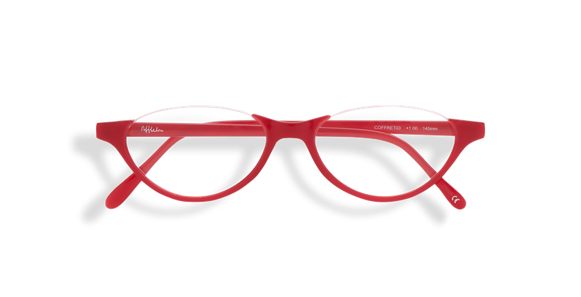 LUNETTES DE VUE FORTY COFFRET 03 rose - Vue de face