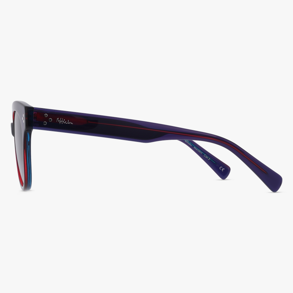 Lunettes de soleil femme DEVI violet - Vue de face