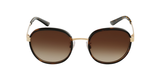 LUNETTES DE SOLEIL femme DG2227J doré/écaille Vue de face