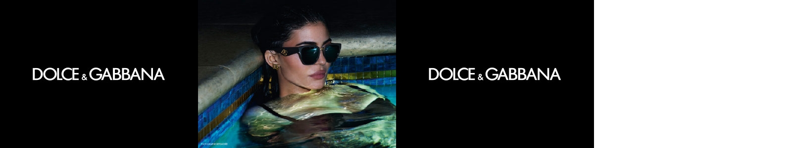 Image d'une femme et d'un homme avec des lunettes de soleil de la marque Dolce Gabbana