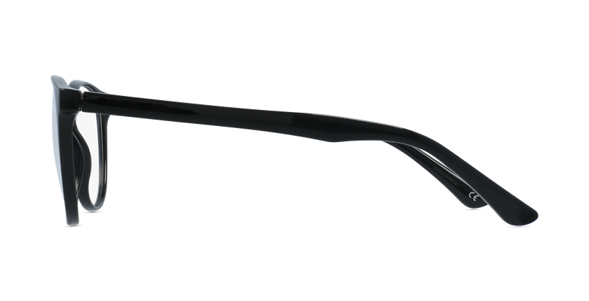 Lunettes de vue femme RZERO2 noir - Vue de côté
