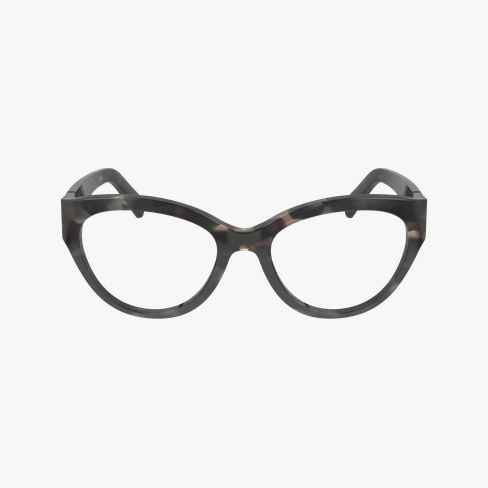 Lunettes de vue femme LO2728 écaille/vert Vue de face