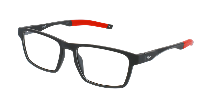 LUNETTES DE VUE homme MAGIC 188 gris/rouge - Vue de face