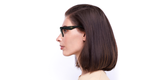 Lunettes de vue femme DG3374 noir - Vue de face