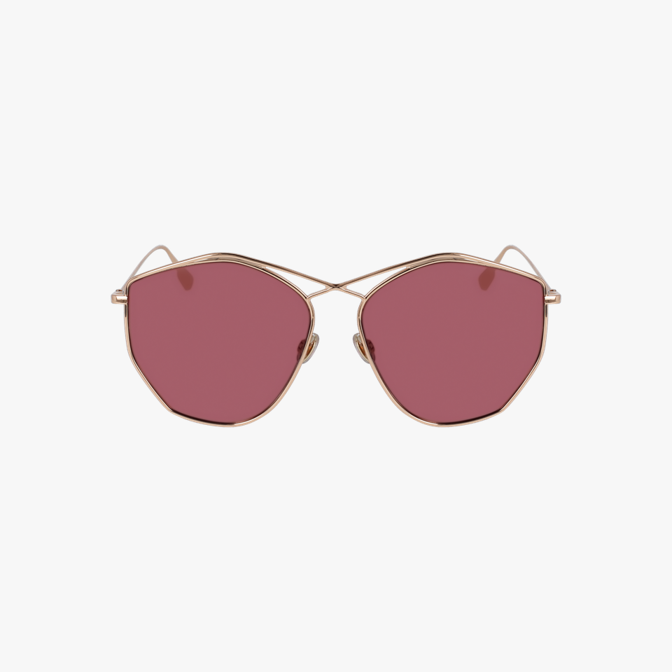 Lunettes de soleil femme DIORSTELLAIRE4 dorée - Vue de face