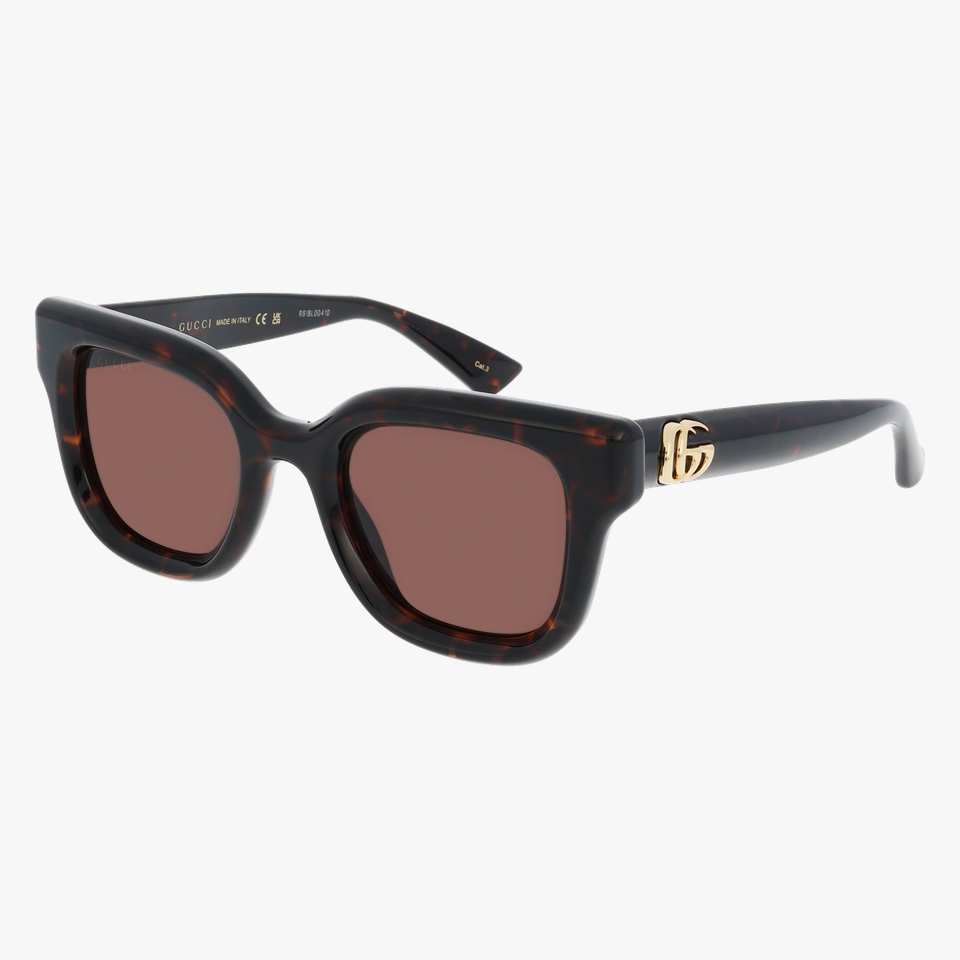 Lunettes de soleil femme GG1828S écaille - Vue de face