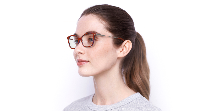 LUNETTES DE VUE femme MAGIC PALOMA rouge - Vue de face