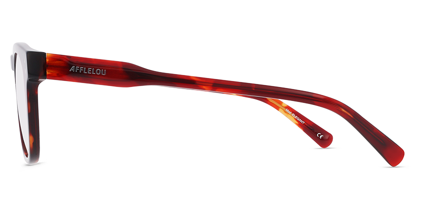 Lunettes de vue homme CARACTÈRES ELEGANT écaille - Vue de face