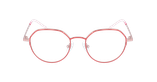 Lunettes de vue femme MAGIC 150 rose/dorée - Vue de face