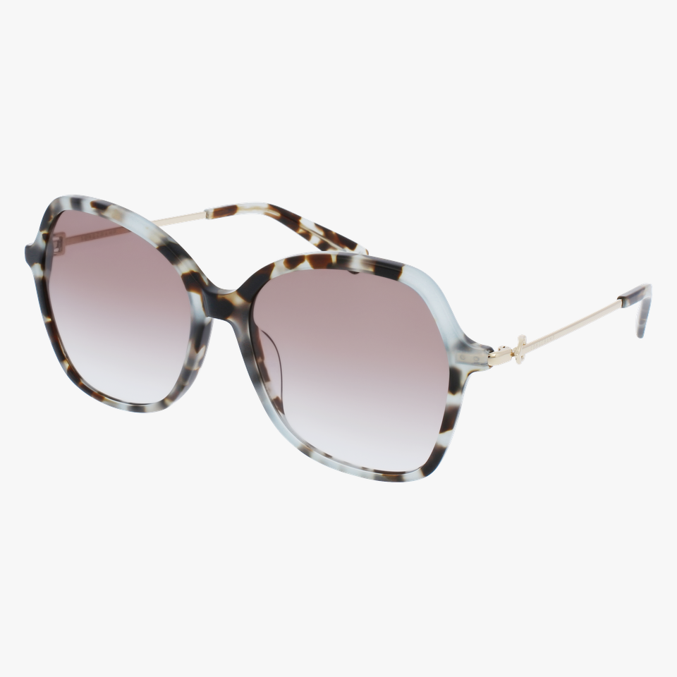 Lunettes de soleil femme LO705S écaille/bleu - Vue de face