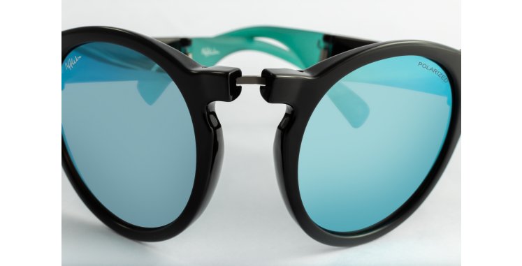LUNETTES DE SOLEIL femme SLALOM noir/turquoise